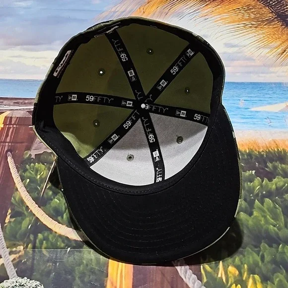 Cleveland Indians Camo Promodel Hat 7 1/4 - Picture 7 of 10